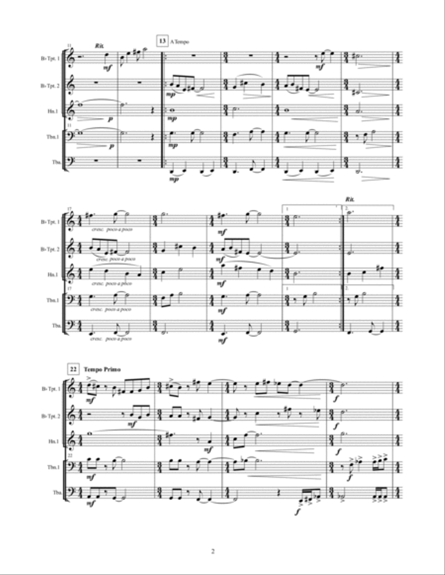 CHILD'S PLAY Brass Ensemble scores gallery preview page 5