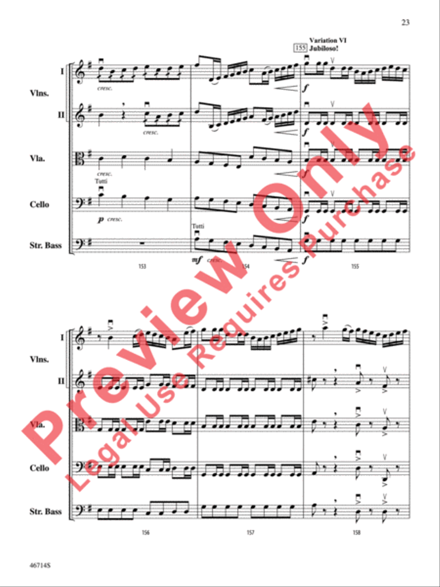 Yumiweeus String Orchestra scores gallery preview page 24