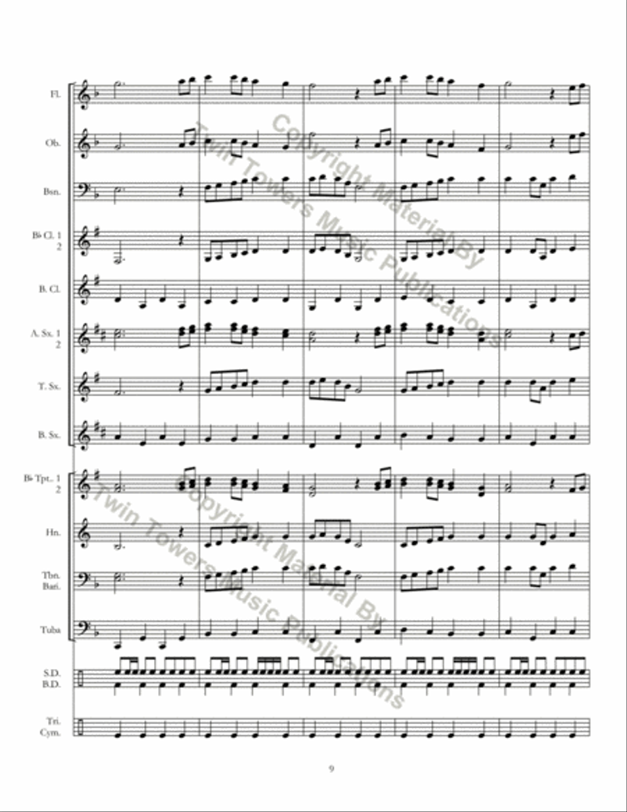 Indian Hills Concert Band scores gallery preview page 10