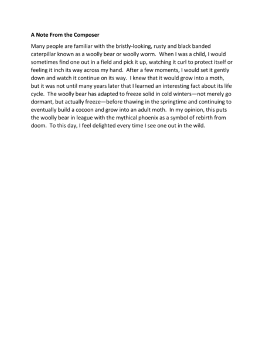 Woolly Bear Celtic Harp scores gallery preview page 3