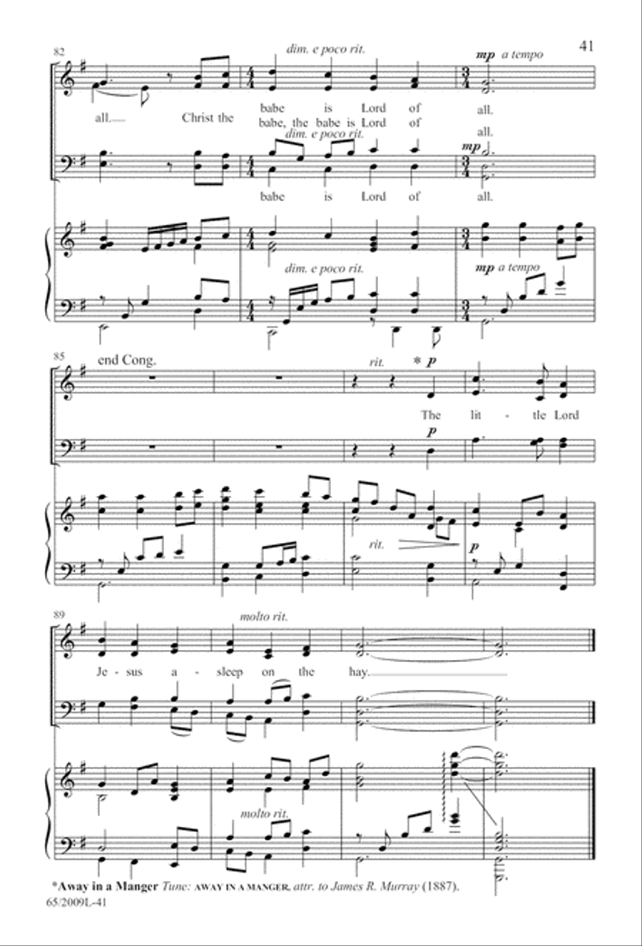 Rise Up! A New Light A-Comin’ 4-Part scores gallery preview page 42