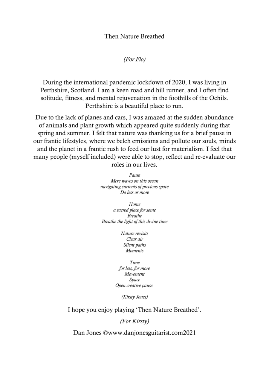 Then Nature Breathed Piano Solo scores gallery preview page 1
