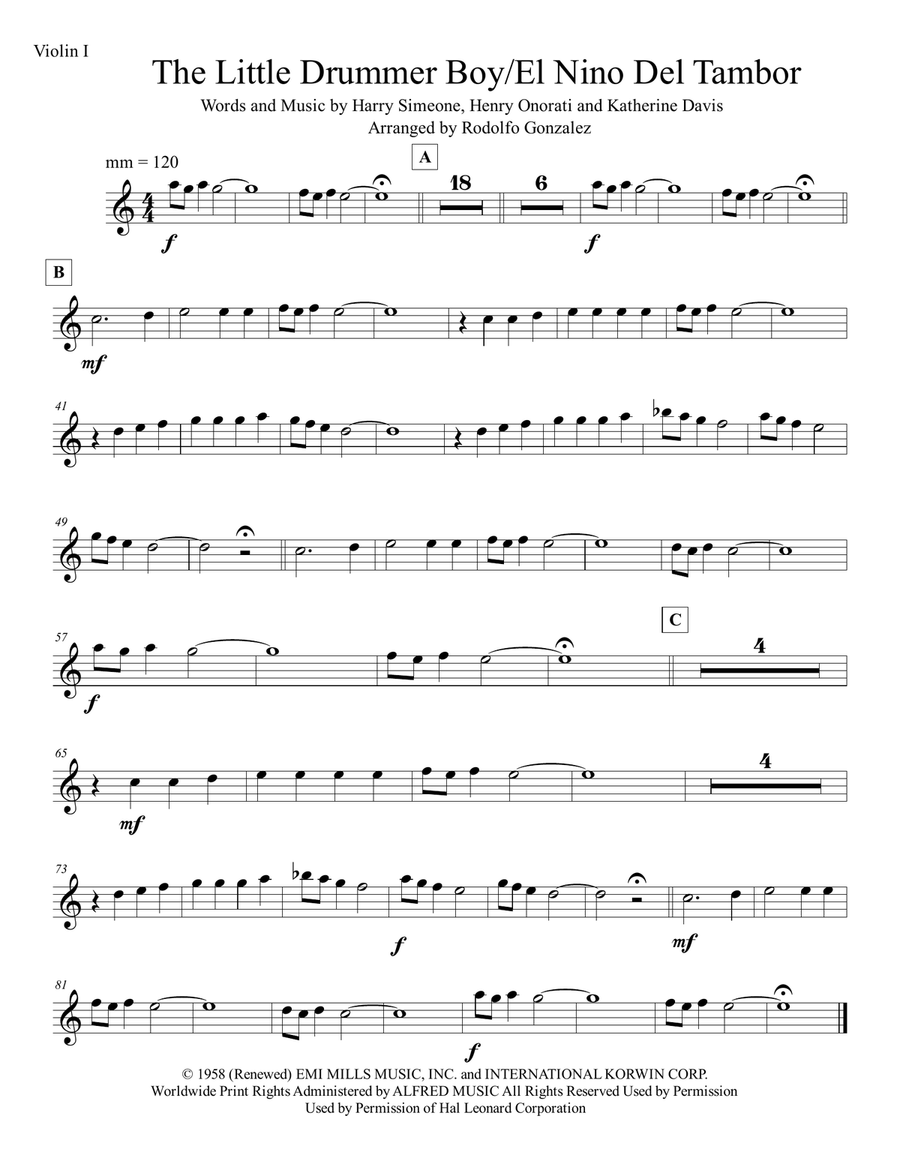 The Little Drummer Boy The Little Drummer Boy Small Ensemble scores gallery preview page 6