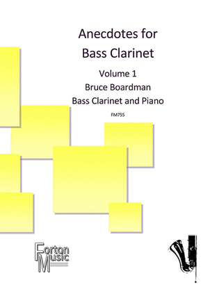 Anecdotes for Bass Clarinet Vol. 1