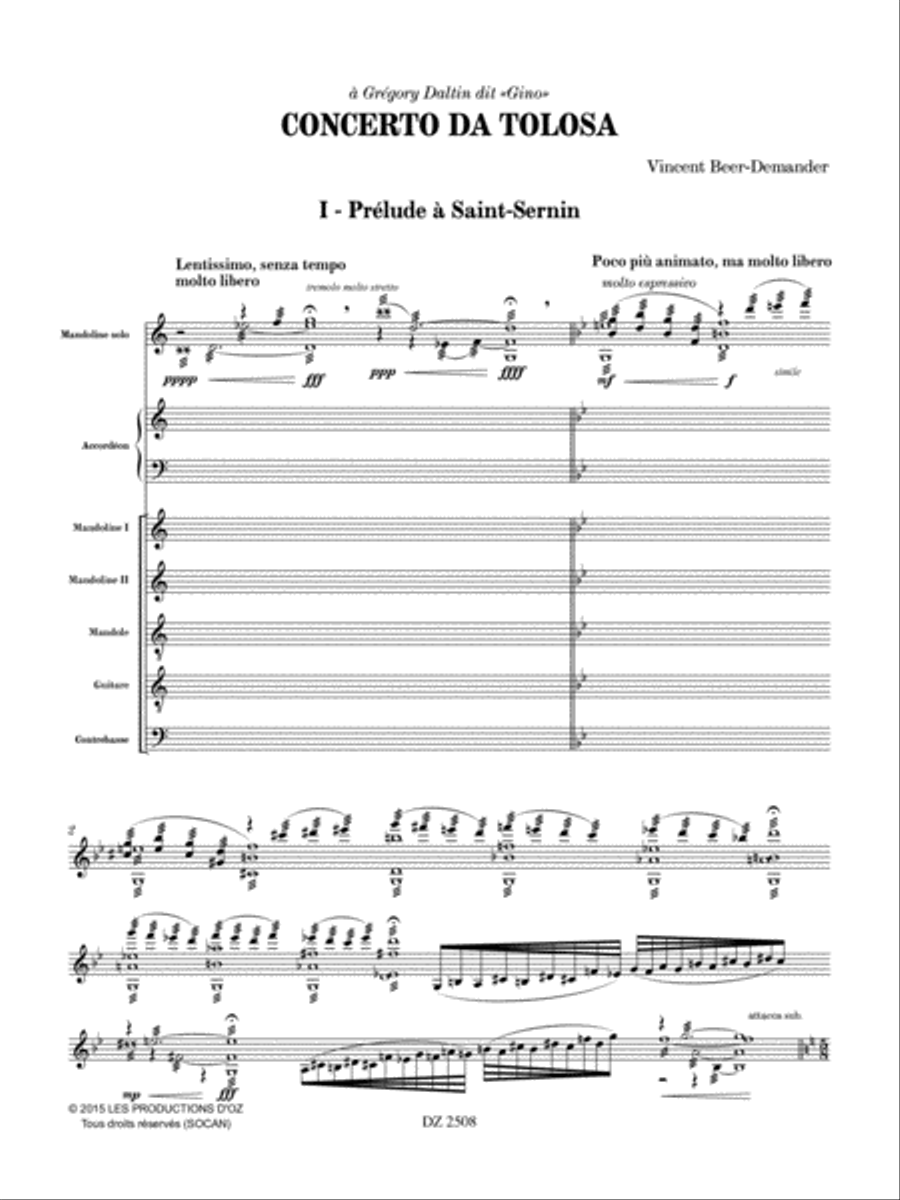 Concerto da Tolosa Orchestra scores gallery preview page 2