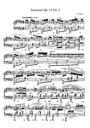 Chopin Nocturne Op. 15 No. 2 in F Sharp Major