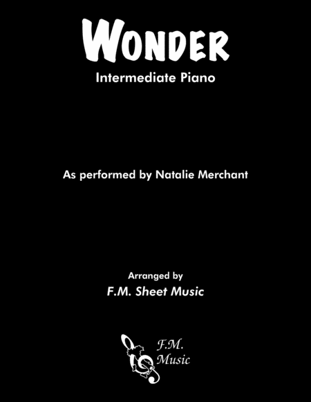Wonder (Intermediate Piano) image number null