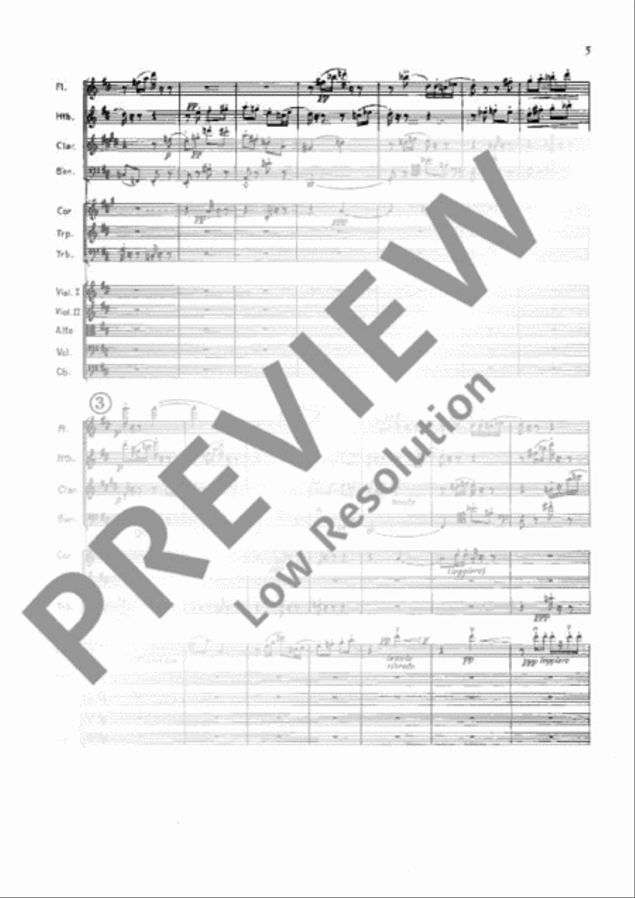 Sérénade Chamber Orchestra scores gallery preview page 6