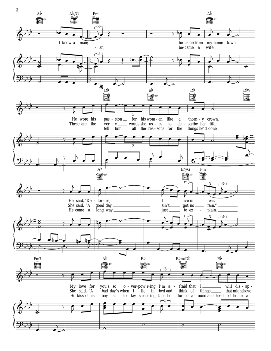 Slip Slidin' Away Slip Slidin' Away Piano, Vocal, Guitar scores gallery preview page 2