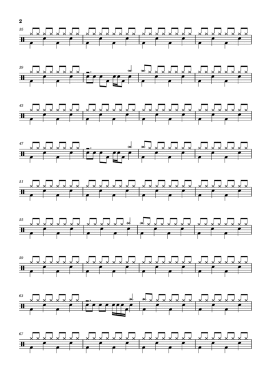 Moonshine Drum Set scores gallery preview page 2