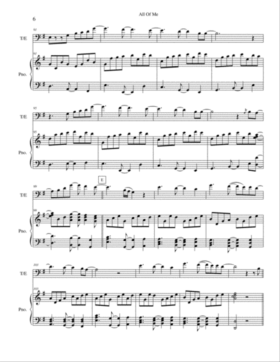 All Of Me Brass Duet scores gallery preview page 6