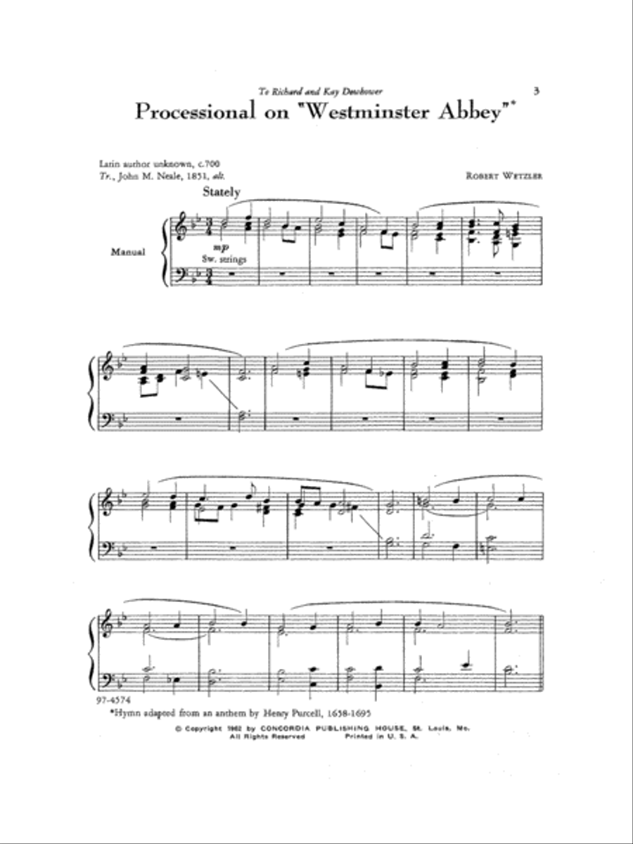 Processional on 