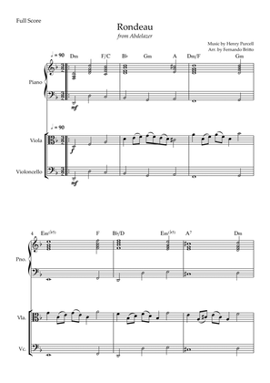 Rondeau (from Abdelazer) for Viola & Cello Duo and Piano Accompaniment with Chords