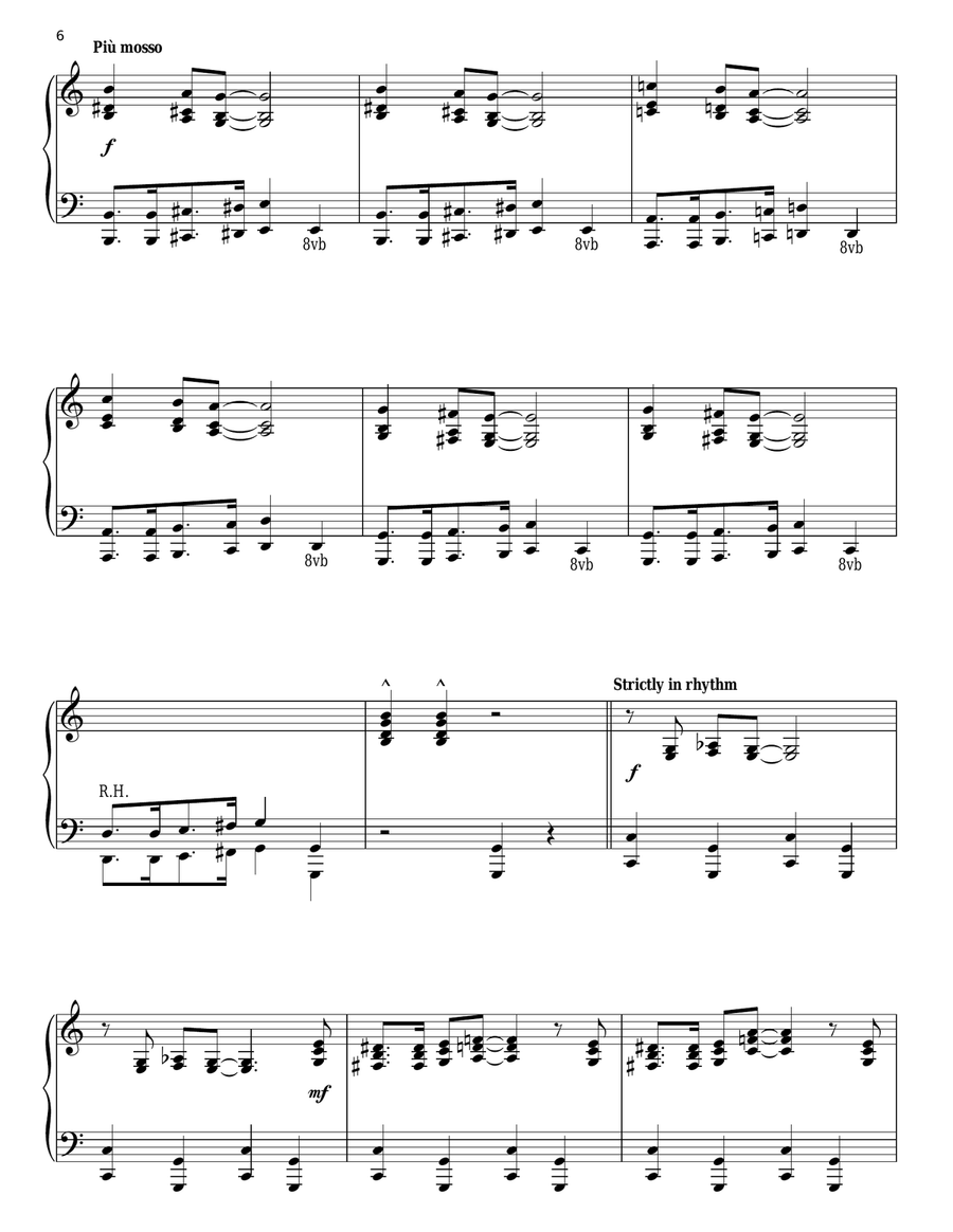 Slaughter On Tenth Avenue Piano Solo scores gallery preview page 6