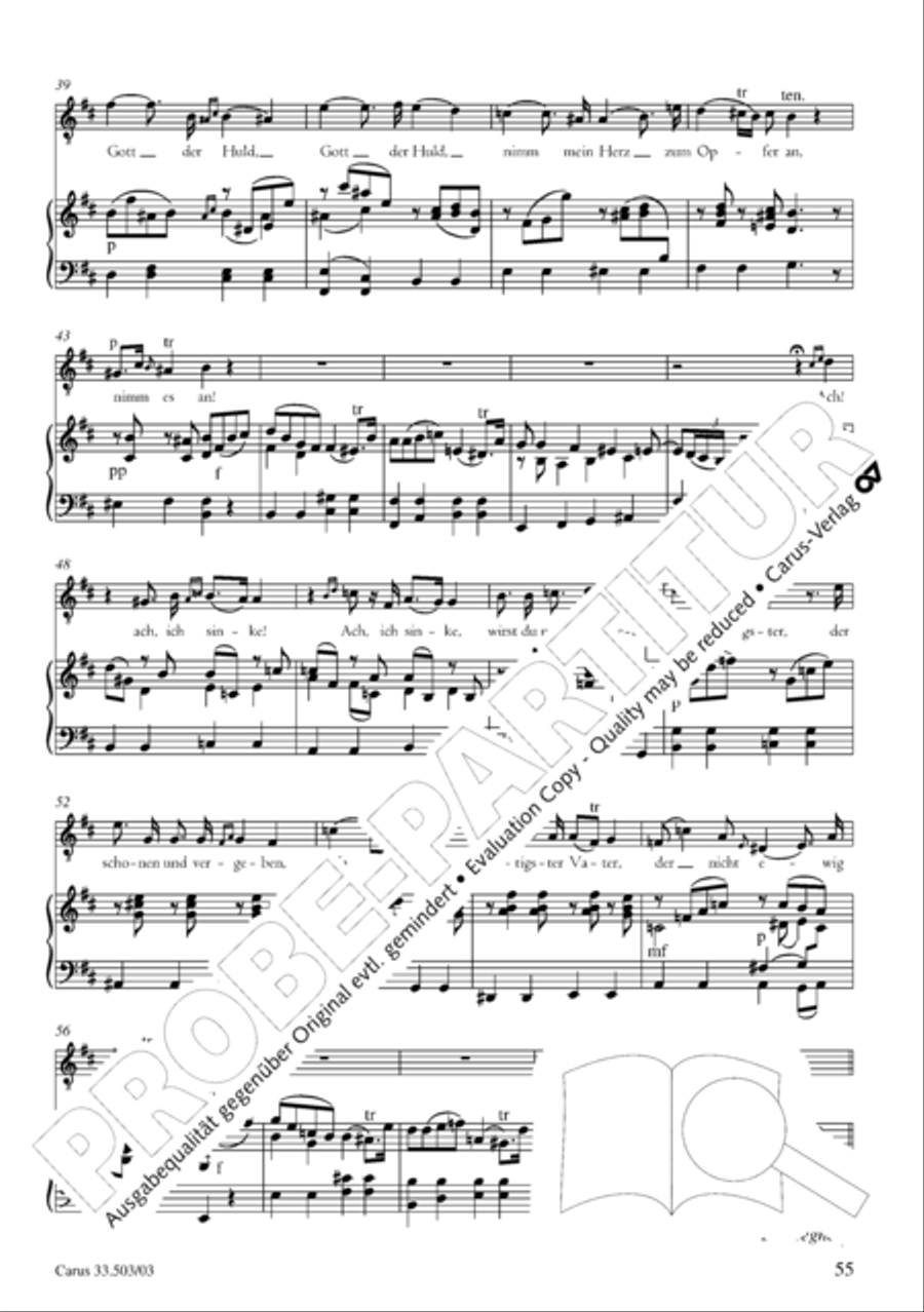 Passion according to St. Matthew (Passions-Musik nach dem Evangelisten Matthaus) SSATB scores gallery preview page 56
