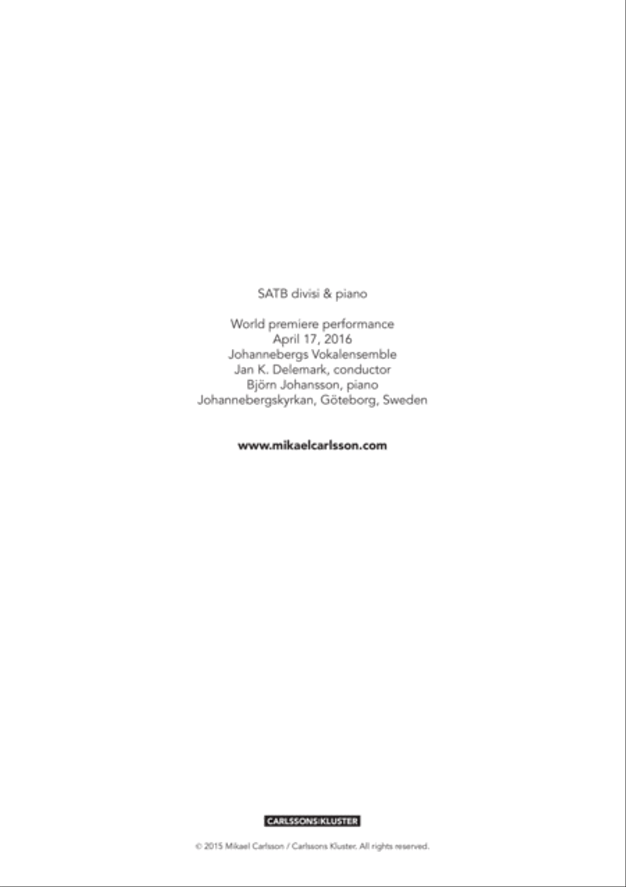 Three Shakespeare Nocturnes 4-Part scores gallery preview page 2