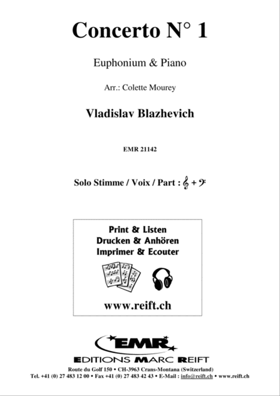 Concerto No. 1 Concerto No. 1 Euphonium scores gallery preview page 2