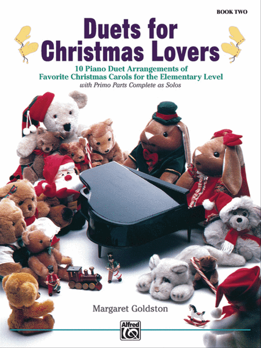 Book cover for Duets for Christmas Lovers, Book 2