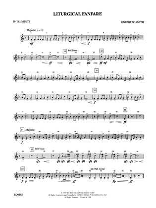 Liturgical Fanfare: 1st B-flat Trumpet