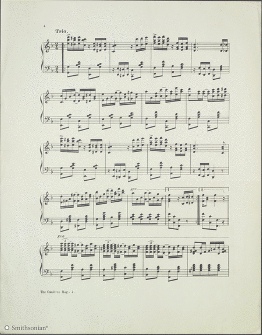 The Cauldron Rag Piano Solo scores gallery preview page 4