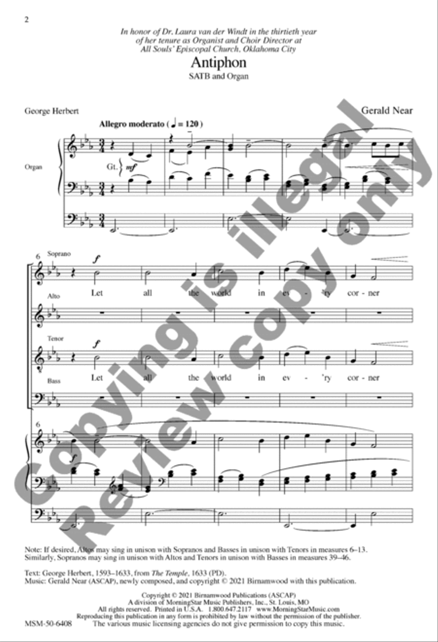 Antiphon 4-Part scores gallery preview page 2