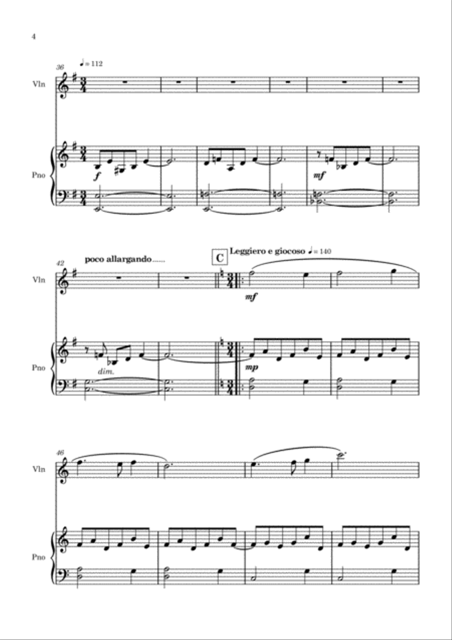 Ellygie Violin Solo scores gallery preview page 4