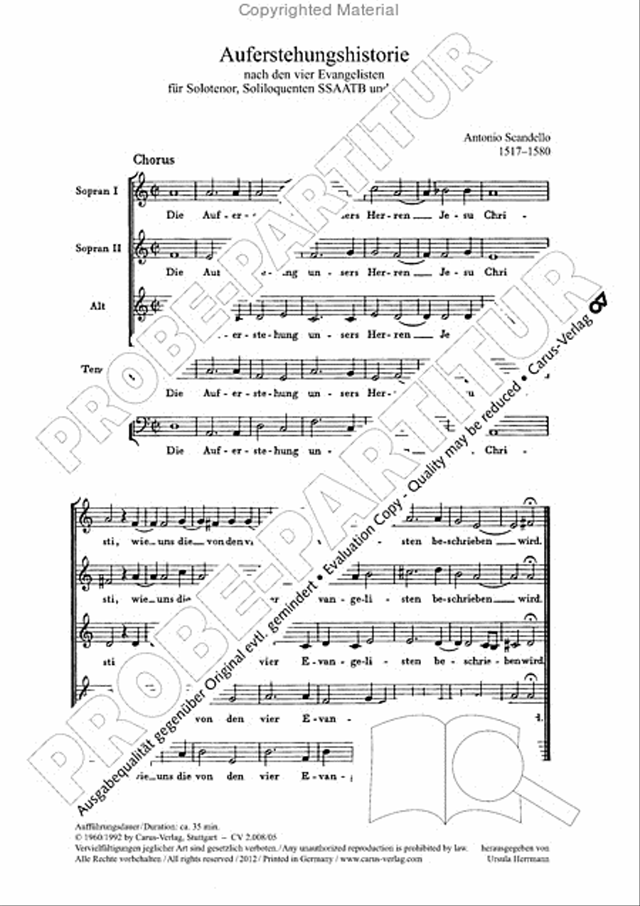 Auferstehungs-Historie SSAATB scores gallery preview page 2