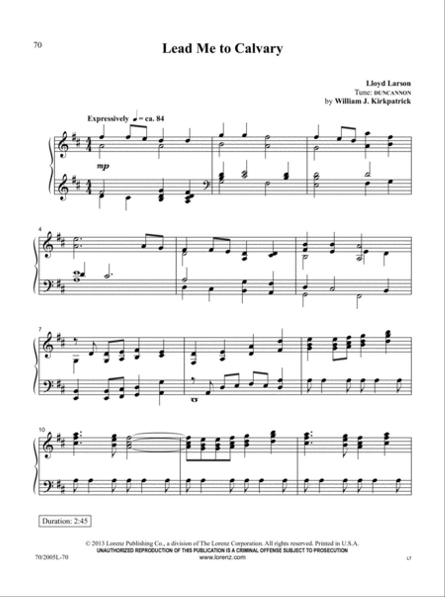 The Church Pianist's Library, Vol. 19 Piano Solo scores gallery preview page 25