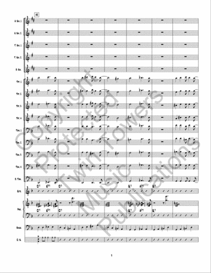 Sink Or Swim Sink Or Swim Jazz Ensemble scores gallery preview page 10