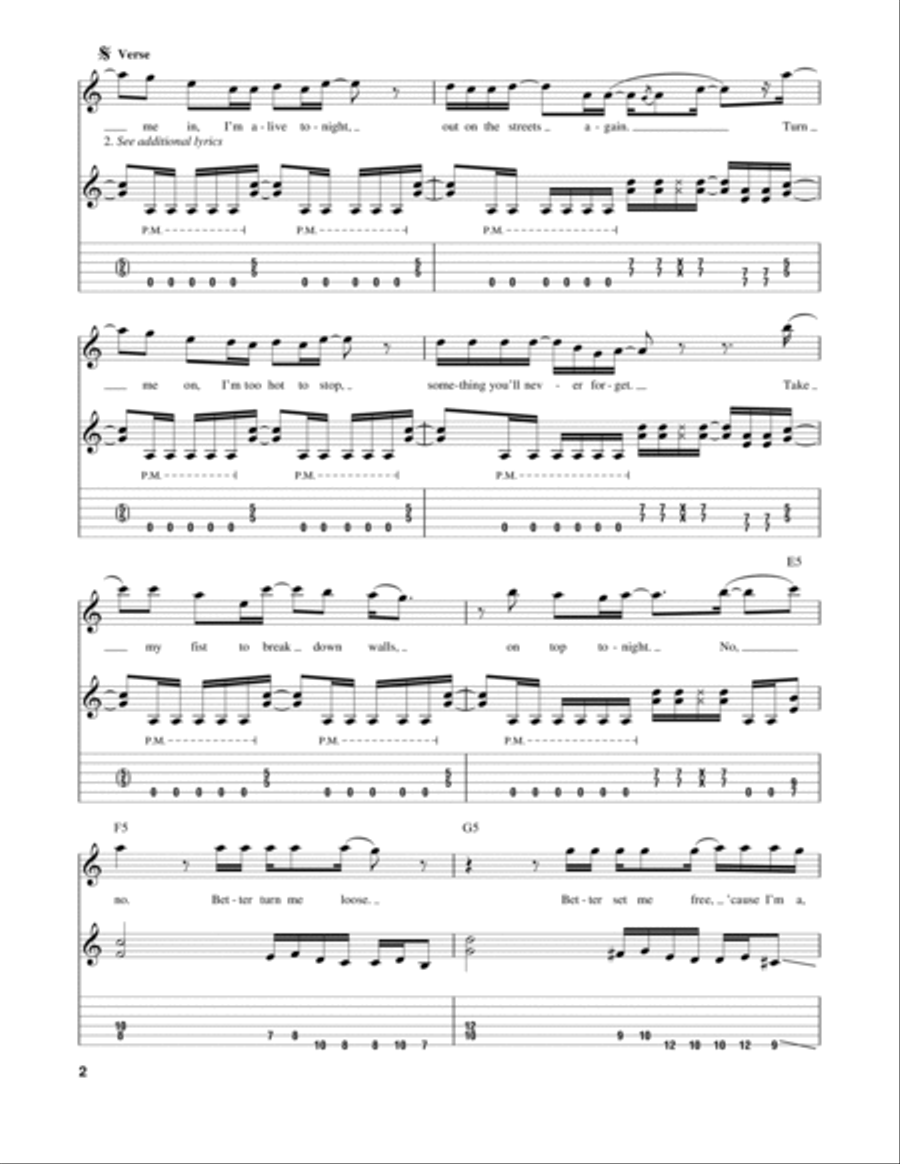 Live Wire Electric Guitar scores gallery preview page 2