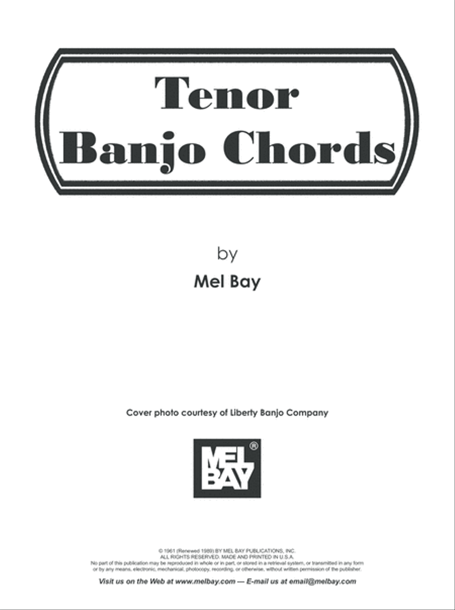 Tenor Banjo Chords Banjo scores gallery preview page 2