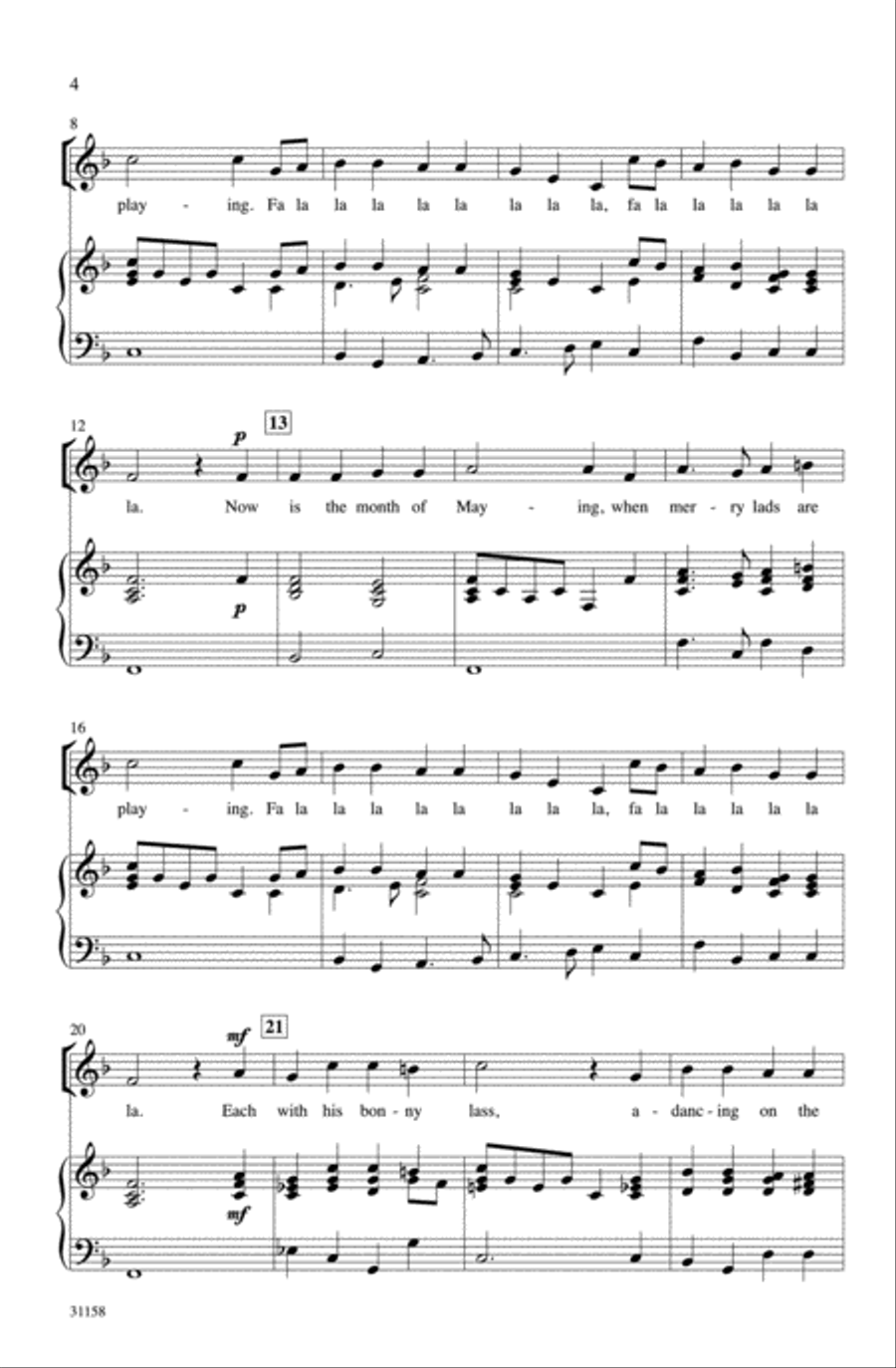 Sing of the Spring Sing of the Spring 2-Part scores gallery preview page 13