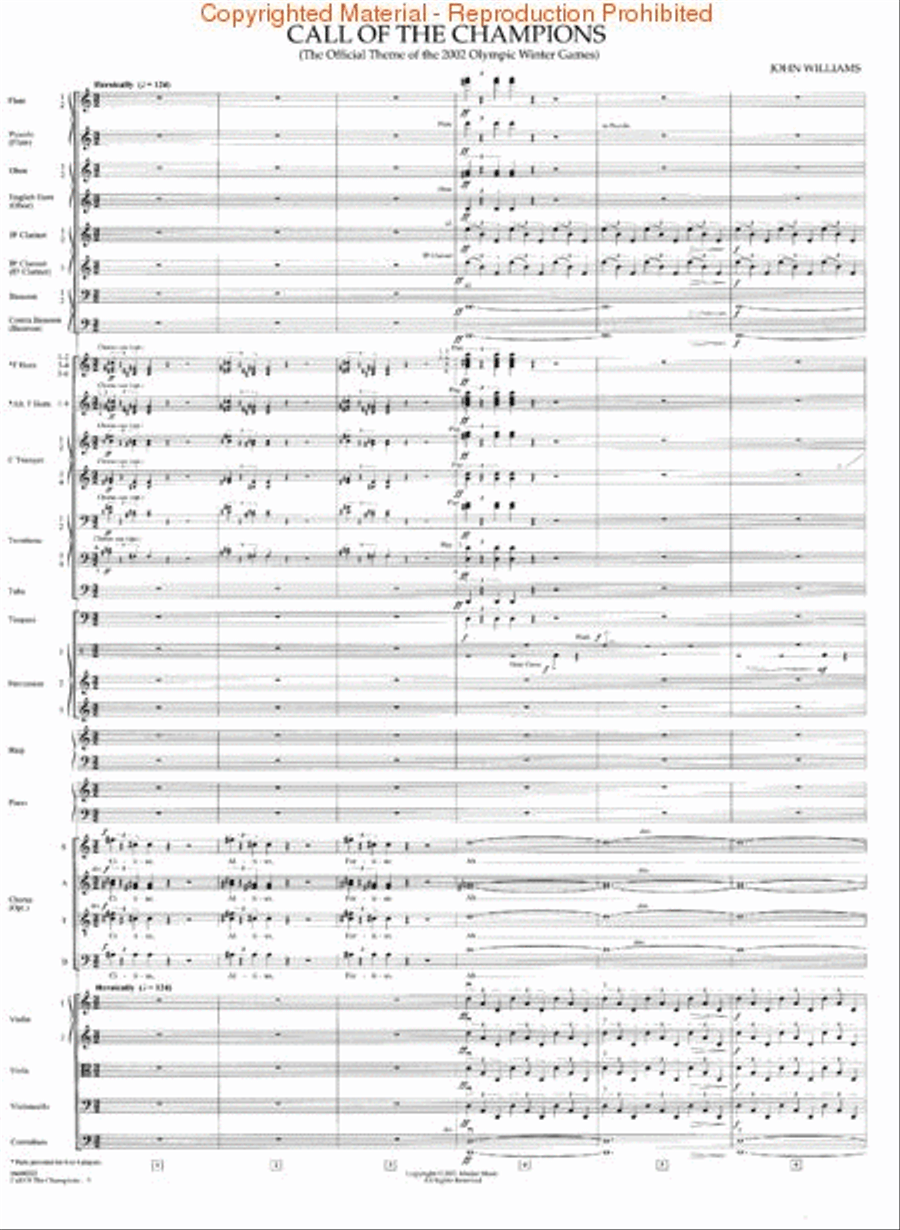 Call of the Champions Choir scores gallery preview page 3