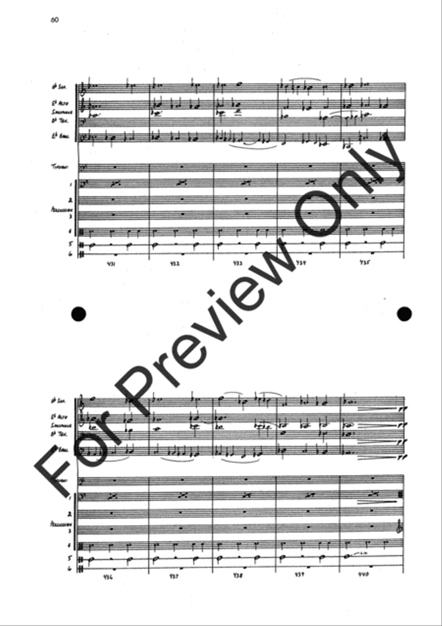 Agincourt Hymn (Score) Concert Band scores gallery preview page 84