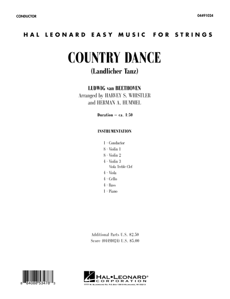 Country Dance (Landlicher Tanz) - Full Score