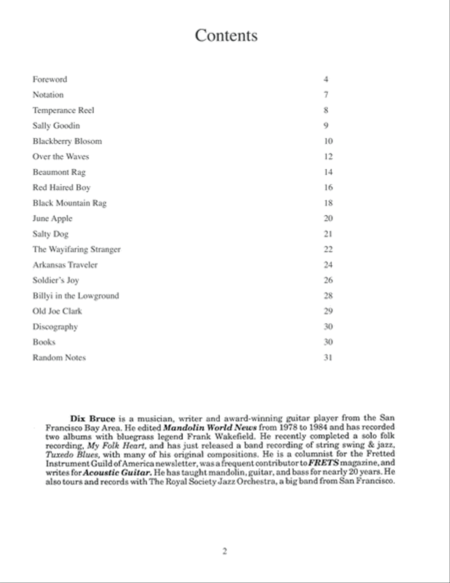 Backup Trax/Old Time & Fiddle Tunes for Fiddle and Mandolin Violin scores gallery preview page 3