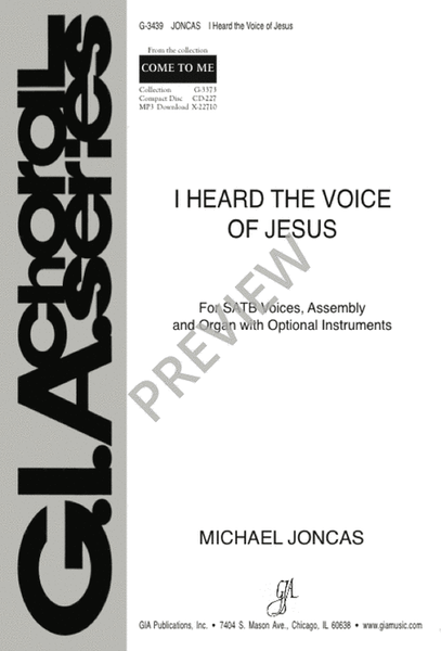 I Heard the Voice of Jesus image number null