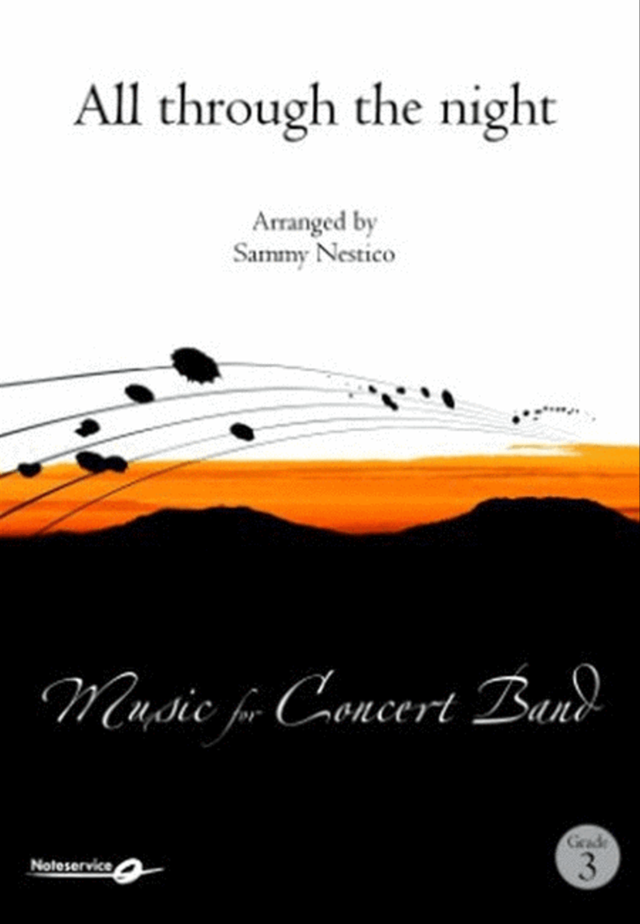 All Through The Night Concert Band scores gallery preview page 1