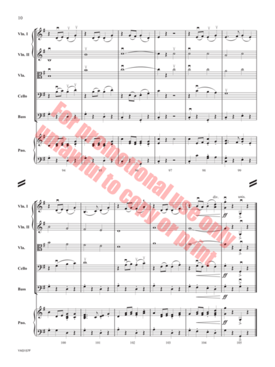 Berryhill Trail String Orchestra scores gallery preview page 11