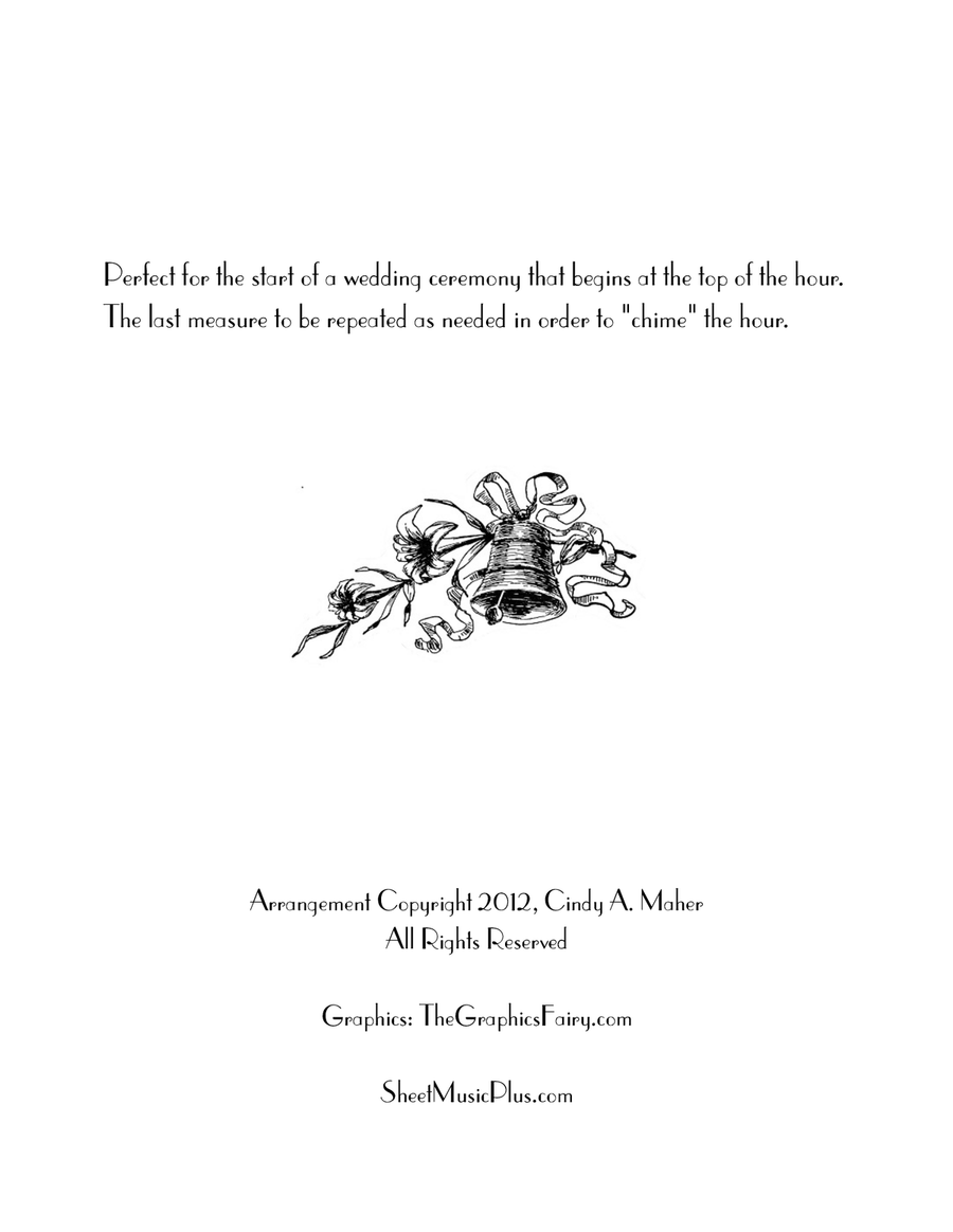 CHIMES (Westminster Chimes) Piano Solo scores gallery preview page 2