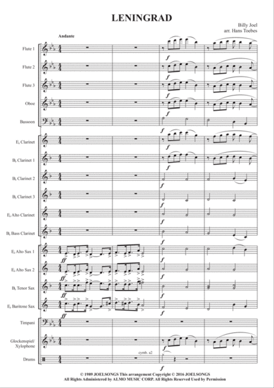 Leningrad Leningrad Large Ensemble scores gallery preview page 2