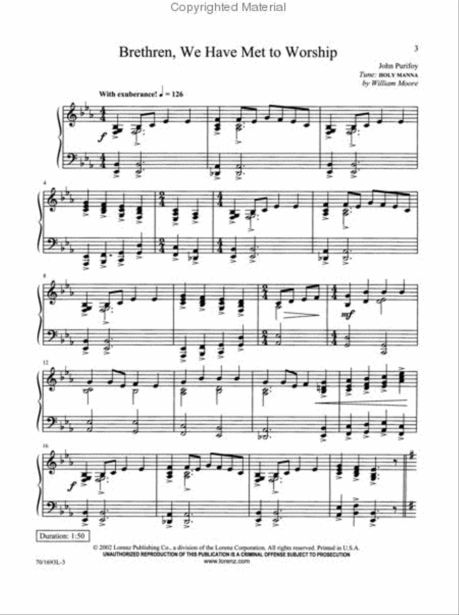 Preludes of Praise and Adoration Piano Solo scores gallery preview page 2