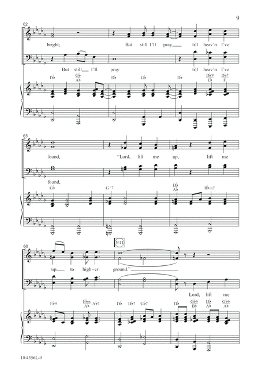 Lord, Lift Me Up! 4-Part scores gallery preview page 10