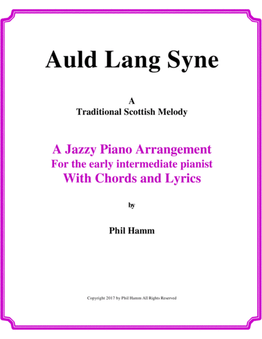 Jazzy-Auld Lang Syne image number null
