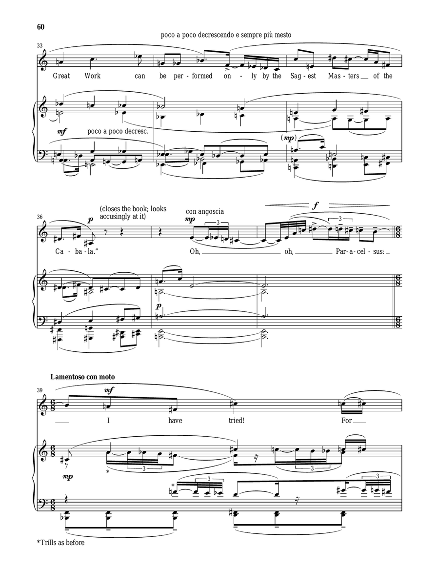 Madame d'Urfe's Aria (from Casanova's Homecoming) Mezzo-Soprano Voice scores gallery preview page 5
