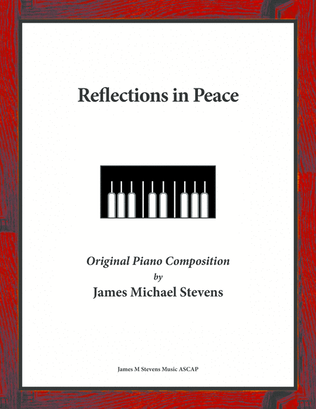 Book cover for Reflections in Peace