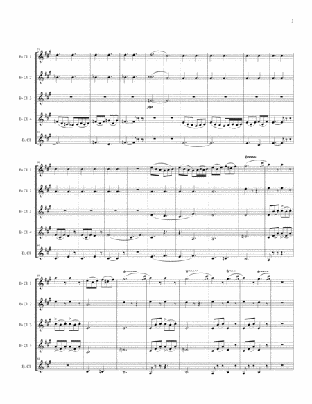 Peer Gynt Suite #1 for Clarinet Quintet image number null