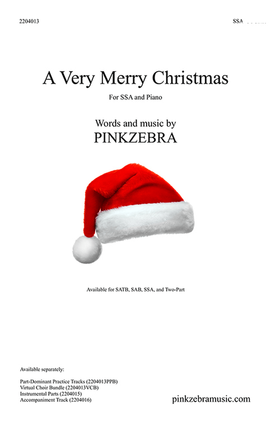 A Very Merry Christmas (SSA) SSA scores gallery preview page 1