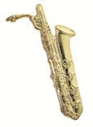 Mini Pin Baritone Saxophone