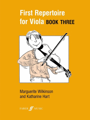 Book cover for First Repertoire For Viola Book 3